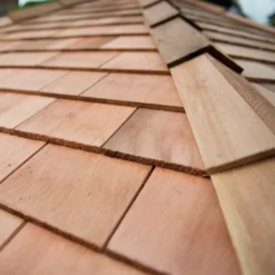 Forest Garden Furnished Cedar Roof Hexagonal Gazebo, (W)4900mm (D)4240mm (Green Cushion Included) -Gardens and Outdoor forest garden furnished cedar roof hexagonal gazebo w 4900mm d 4240mm green cushion included 5013053172612 09i