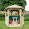 Forest Garden Furnished Hexagonal Gazebo, (W)3.3m (D)2.84m 1 Forest Garden Furnished Hexagonal Gazebo, (W)3.3m (D)2.84m -Gardens and Outdoor forest garden furnished hexagonal gazebo w 3 3m d 2 84m5013053172377 01i