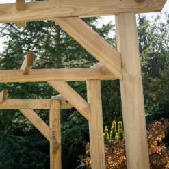 Forest Garden Hanbury Flat Top European Softwood Arch (H) 213.5cm X (W) 209cm 9 Forest Garden Hanbury Flat Top European Softwood Arch (H) 213.5cm X (W) 209cm -Gardens and Outdoor forest garden hanbury flat top european softwood arch h 213 5cm x w 209cm5013053190128 02i
