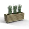 Forest Garden Linear Natural Timber Rectangular Planter (H) 49.6cm X (W) 120cm -Gardens and Outdoor forest garden linear natural timber rectangular planter h 49 6cm x w 120cm5013053190401 01c