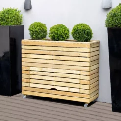 Forest Garden Linear Natural Timber Rectangular Planter (H) 97.2cm X (W) 120cm 10 Forest Garden Linear Natural Timber Rectangular Planter (H) 97.2cm X (W) 120cm -Gardens and Outdoor forest garden linear natural timber rectangular planter h 97 2cm x w 120cm5013053190425 01i