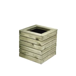 Forest Garden Linear Wooden Rectangular Planter