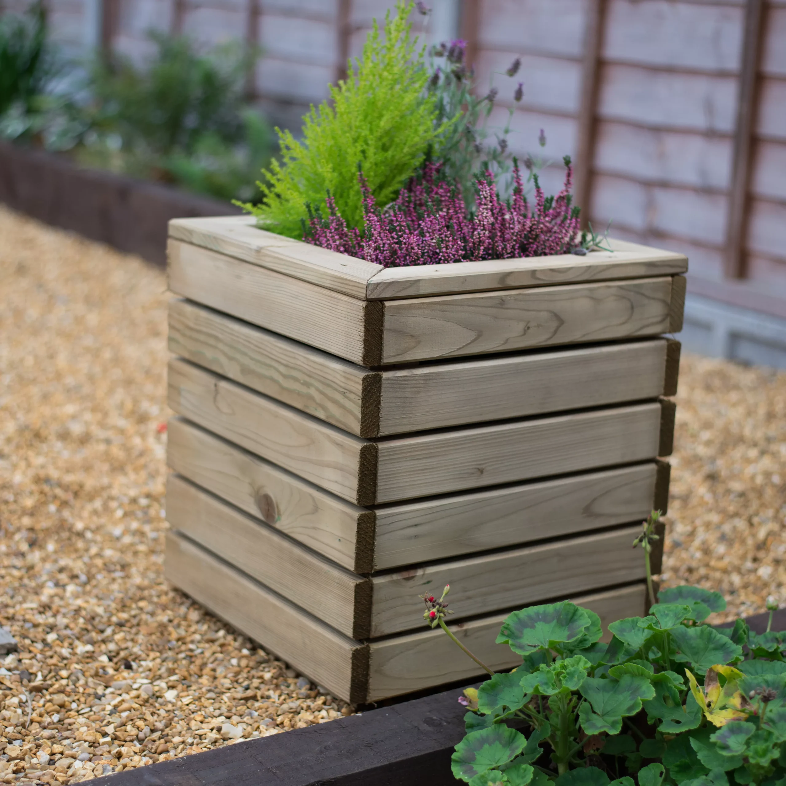 Forest Garden Linear Wooden Rectangular Planter 8 Forest Garden Linear Wooden Rectangular Planter - Image 6