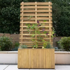 Forest Garden Living Screen Natural Timber Rectangular Planter (H) 180cm X (W) 90cm -Gardens and Outdoor forest garden living screen natural timber rectangular planter h 180cm x w 90cm5013053190227 01i