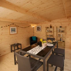 Forest Garden Mendip 5x4 Toughened Glass Pent Loglap Solid Wood Cabin With Double Door - Assembly Service Included 19 Forest Garden Mendip 5x4 Toughened Glass Pent Loglap Solid Wood Cabin With Double Door - Assembly Service Included -Gardens and Outdoor forest garden mendip 5x4 toughened glass pent loglap solid wood cabin with double door assembly service included5013053181799 36c bq