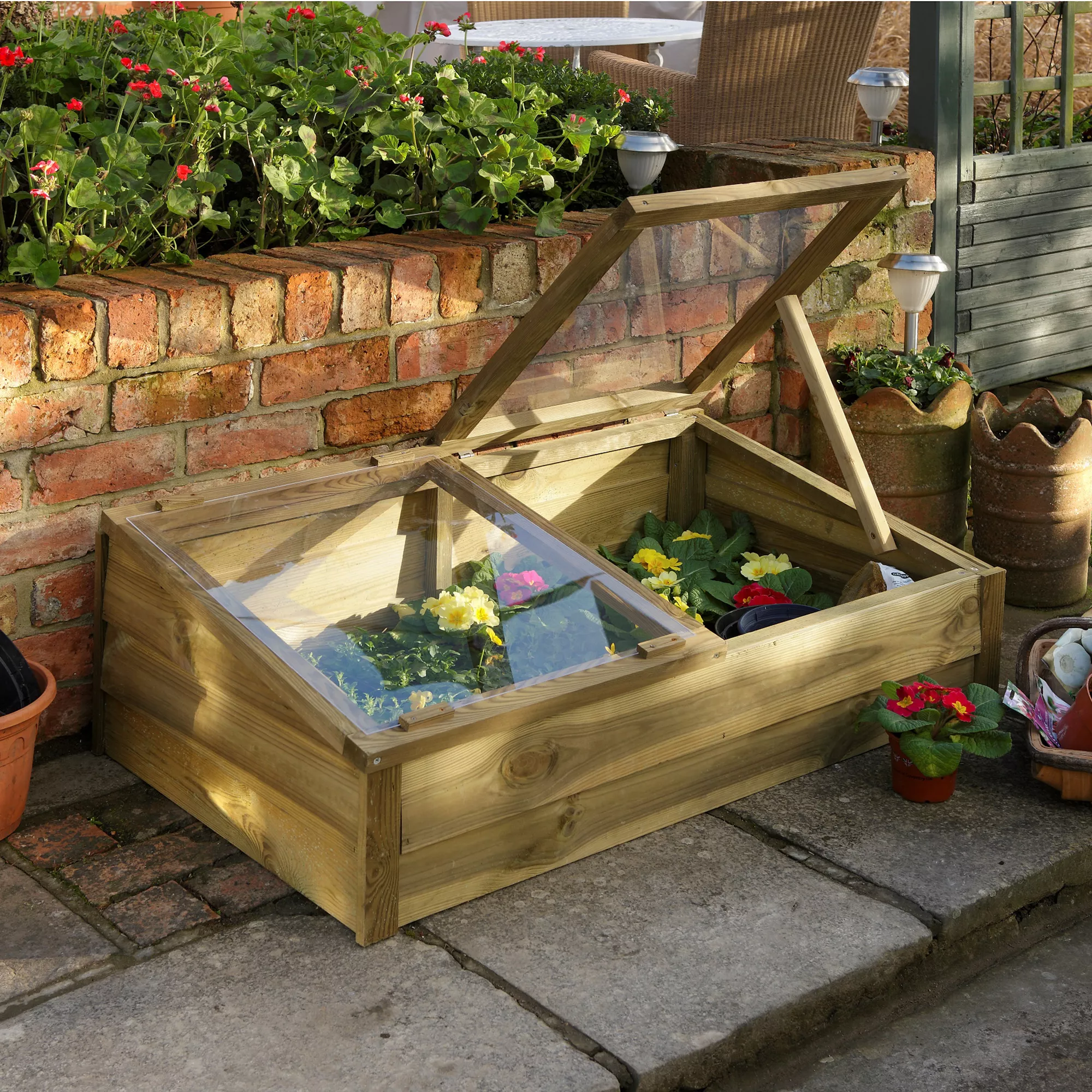 Forest Garden Mixed Softwood Rectangular Raised Bed Kit 3 Forest Garden Mixed Softwood Rectangular Raised Bed Kit