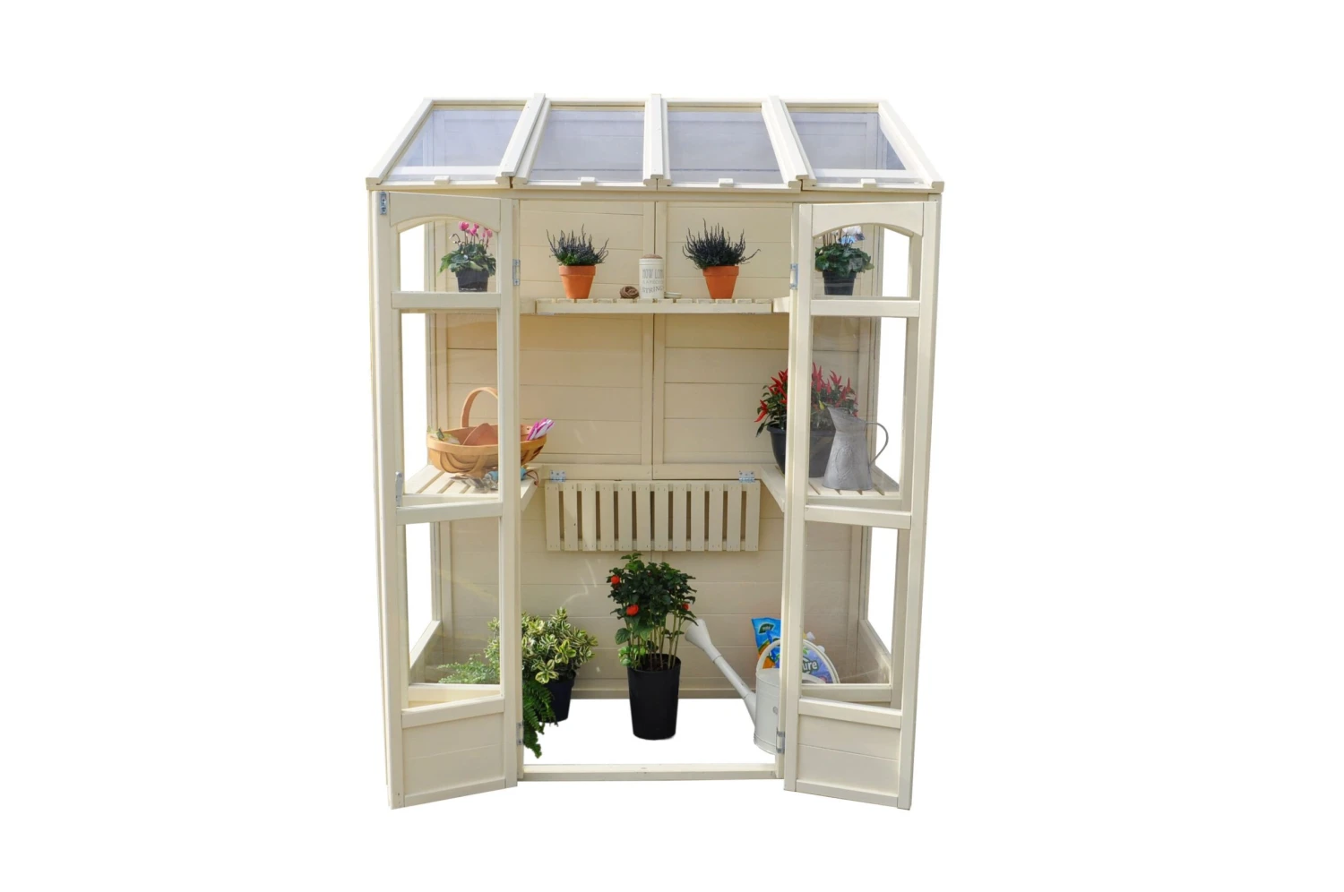 Forest Garden Natural 5x2 Greenhouse 6 Forest Garden Natural 5x2 Greenhouse - Image 4