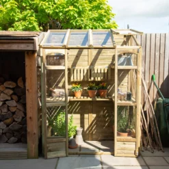 Forest Garden Natural Timber 5x2 Greenhouse -Gardens and Outdoor forest garden natural timber 5x2 greenhouse5013053176375 01i