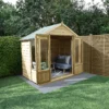 Forest Garden Oakley 7x7 Apex Overlap Solid Wood Summer House With Double Door - Assembly Service Included 2 Forest Garden Oakley 7x7 Apex Overlap Solid Wood Summer House With Double Door - Assembly Service Included -Gardens and Outdoor forest garden oakley 7x7 apex overlap solid wood summer house with double door assembly service included5013053188477 01i bq