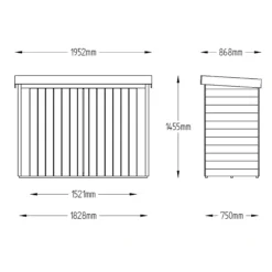 Forest Garden Overlap Wooden 6x3 Pent Garden Storage 21 Forest Garden Overlap Wooden 6x3 Pent Garden Storage -Gardens and Outdoor forest garden overlap wooden 6x3 pent garden storage5013053162835 01t bq