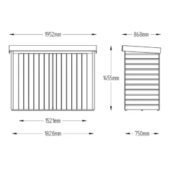 Forest Garden Shiplap Wooden 6x3 Pent Garden Storage -Gardens and Outdoor forest garden shiplap wooden 6x3 pent garden storage5013053162842 01t bq
