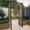 Forest Garden Slatted European Softwood Arch (H) 220cm X (W) 113cm 2 Forest Garden Slatted European Softwood Arch (H) 220cm X (W) 113cm -Gardens and Outdoor forest garden slatted european softwood arch h 220cm x w 113cm5013053190104 01i