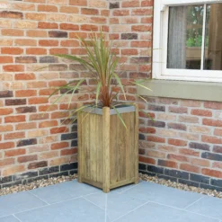 Forest Garden Slender Wooden Rectangular Planter -Gardens and Outdoor forest garden slender wooden rectangular planter5013053147450 01i bq
