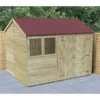 Forest Garden Timberdale 10x8 Ft Reverse Apex Tongue & Groove Wooden 2 Door Shed With Floor -Gardens and Outdoor forest garden timberdale 10x8 ft reverse apex tongue groove wooden 2 door shed with floor5013053189016 01i bq