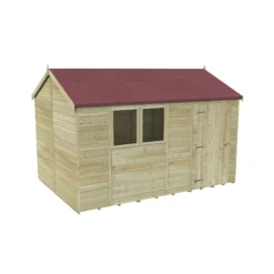 Forest Garden Timberdale 12x8 Ft Reverse Apex Tongue & Groove Wooden Shed With Floor (Base Included) 6 Forest Garden Timberdale 12x8 Ft Reverse Apex Tongue & Groove Wooden Shed With Floor (Base Included) -Gardens and Outdoor forest garden timberdale 12x8 ft reverse apex tongue groove wooden shed with floor base included 5013053189108 01c bq