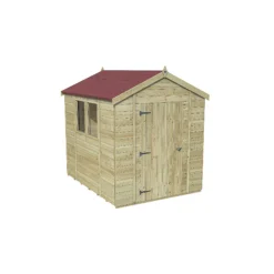 Forest Garden Timberdale 8x6 Ft Apex Tongue & Groove Wooden Shed With Floor (Base Included) -Gardens and Outdoor forest garden timberdale 8x6 ft apex tongue groove wooden shed with floor base included 5013053188941 01c bq