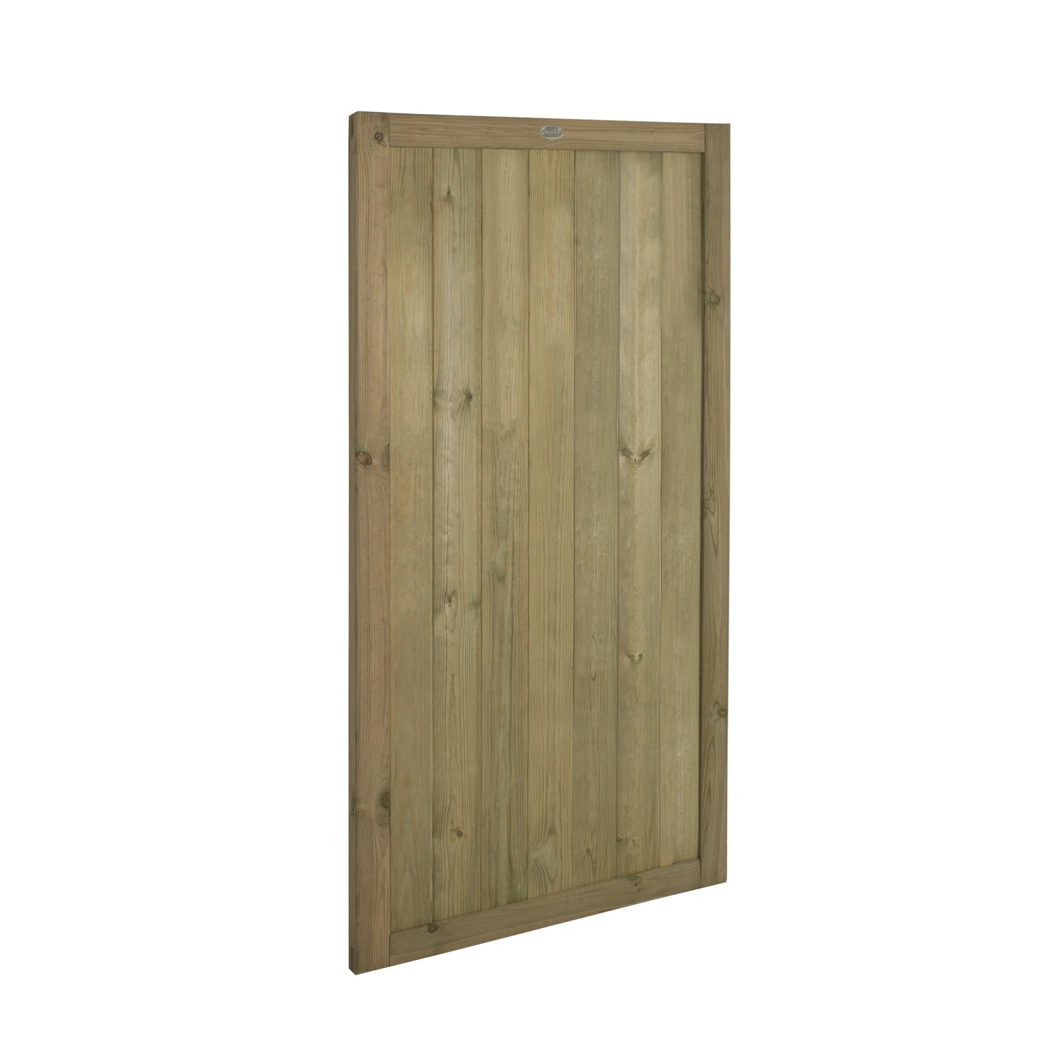 Forest Garden Tongue & Groove Wood Slatted Gate, (H)1.8m (W)0.9m 3 Forest Garden Tongue & Groove Wood Slatted Gate, (H)1.8m (W)0.9m