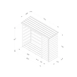 Forest Garden Tool Store Timber 6x2 Ft Log Store 15 Forest Garden Tool Store Timber 6x2 Ft Log Store -Gardens and Outdoor forest garden tool store timber 6x2 ft log store5013053190029 01t