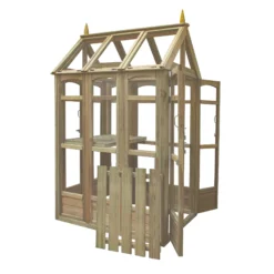 Forest Garden Victorian Walk Around 4x3 Greenhouse With Auto Vent -Gardens and Outdoor forest garden victorian walk around 4x3 greenhouse with auto vent5013053176368 03c