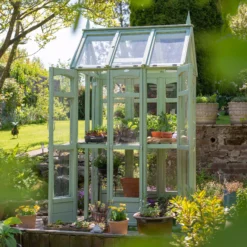 Forest Garden Victorian Walk Around 4x3 Greenhouse With Auto Vent -Gardens and Outdoor forest garden victorian walk around 4x3 greenhouse with auto vent5013053176368 04i