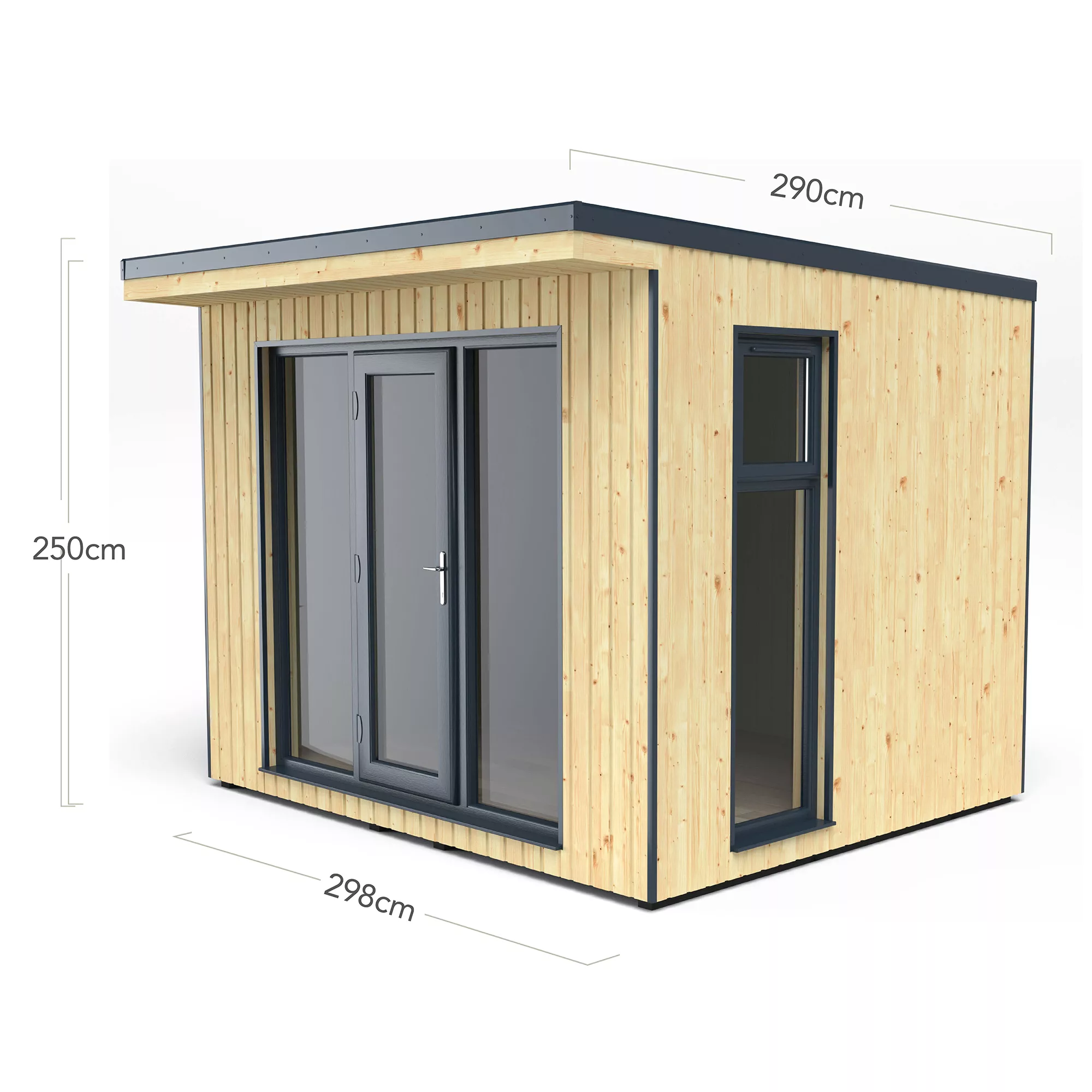 Forest Garden Xtend 10x9 Pent Tongue & Groove Garden Office - Assembly Service Included 11 Forest Garden Xtend 10x9 Pent Tongue & Groove Garden Office - Assembly Service Included - Image 9