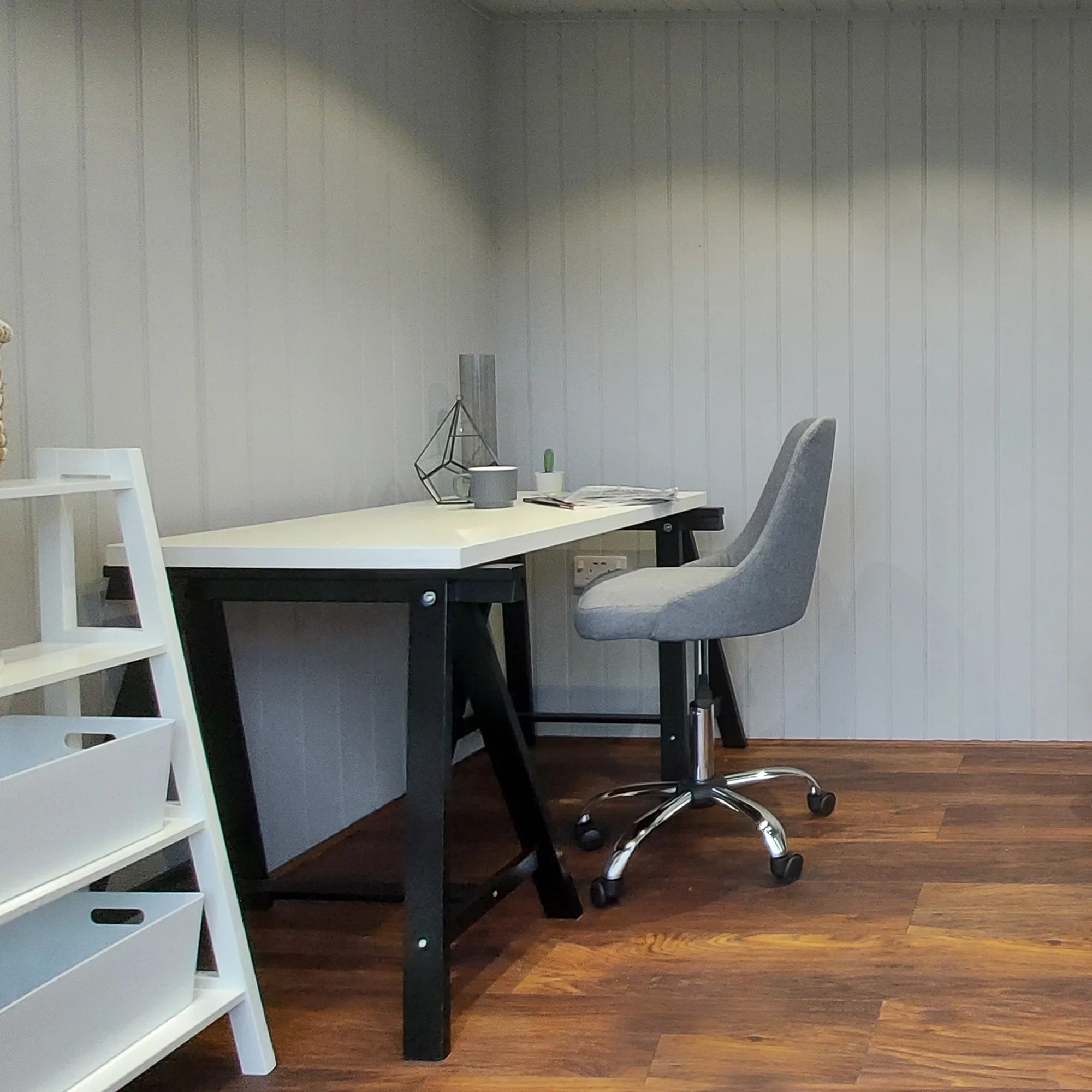 Forest Garden Xtend+ 10x9 Pent Tongue & Groove Garden Office With Double Door 7 Forest Garden Xtend+ 10x9 Pent Tongue & Groove Garden Office With Double Door - Image 5