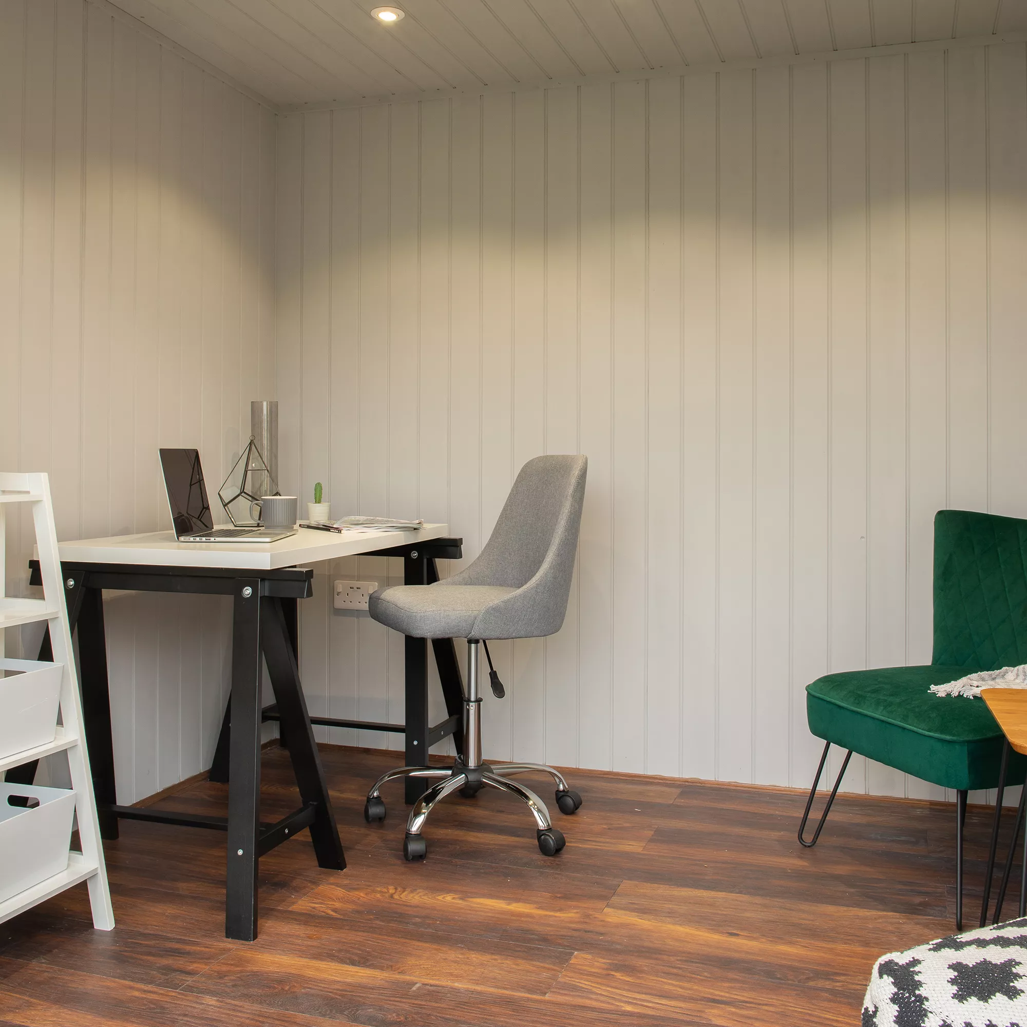 Forest Garden Xtend+ 10x9 Pent Tongue & Groove Garden Office With Double Door 9 Forest Garden Xtend+ 10x9 Pent Tongue & Groove Garden Office With Double Door - Image 7