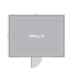 Forest Garden Xtend+ 13x11 Pent Tongue & Groove Garden Office - Assembly Service Included -Gardens and Outdoor forest garden xtend 13x11 pent tongue groove garden office assembly service included5013053183656 02t