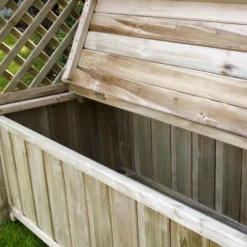 Forest Lyon Lattice Arbour, (H)2000mm (W)1560mm (D)670mm - Assembly Required -Gardens and Outdoor forest lyon lattice arbour h 2000mm w 1560mm d 670mm assembly required5013053154694 03i