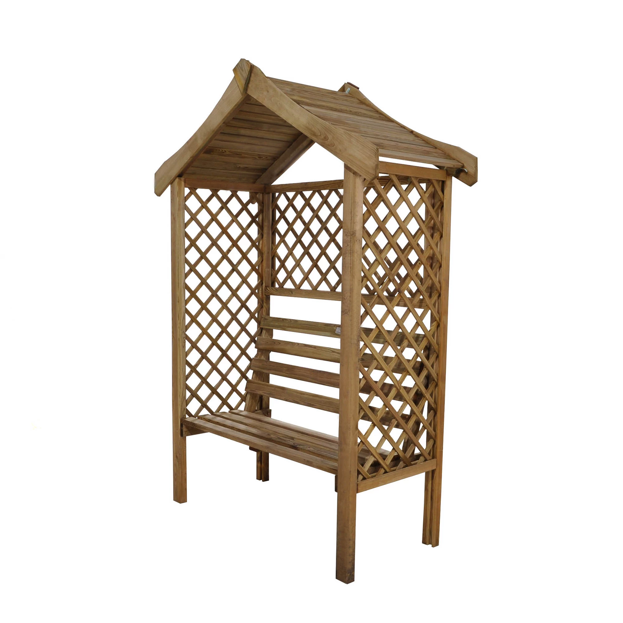 Forest Parisienne Arbour, (H)2120mm (W)1540mm (D)660mm - Assembly Required 4 Forest Parisienne Arbour, (H)2120mm (W)1540mm (D)660mm - Assembly Required - Image 2