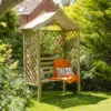 Forest Parisienne Arbour, (H)2120mm (W)1540mm (D)660mm - Assembly Required 2 Forest Parisienne Arbour, (H)2120mm (W)1540mm (D)660mm - Assembly Required -Gardens and Outdoor forest parisienne arbour h 2120mm w 1540mm d 660mm assembly required5013053135952 01i bq
