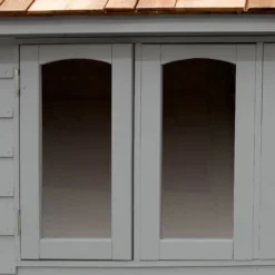 Forest Retreat 6X4 Apex Pressure Treated Overlap Grey Shed With Floor - Assembly Service Included -Gardens and Outdoor forest retreat 6x4 apex pressure treated overlap grey shed with floor assembly service included5013053176504 39c bq