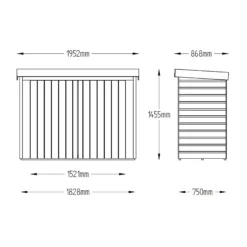 Forest Shiplap 6.3x2.8 Apex Garden Storage 2000L -Gardens and Outdoor forest shiplap 6 3x2 8 apex garden storage 2000l5013053163238 01t bq