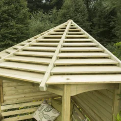 Forest Venetian Corner Arbour, (H)2500mm (W)2330mm (D)1610mm - Assembly Required -Gardens and Outdoor forest venetian corner arbour h 2500mm w 2330mm d 1610mm assembly required5013053139745 09i