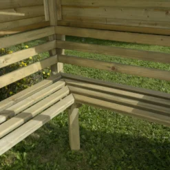 Forest Venetian Corner Arbour, (H)2500mm (W)2330mm (D)1610mm - Assembly Required -Gardens and Outdoor forest venetian corner arbour h 2500mm w 2330mm d 1610mm assembly required5013053139745 11i