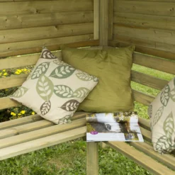 Forest Venetian Corner Arbour, (H)2500mm (W)2330mm (D)1610mm - Assembly Required -Gardens and Outdoor forest venetian corner arbour h 2500mm w 2330mm d 1610mm assembly required5013053139745 12i