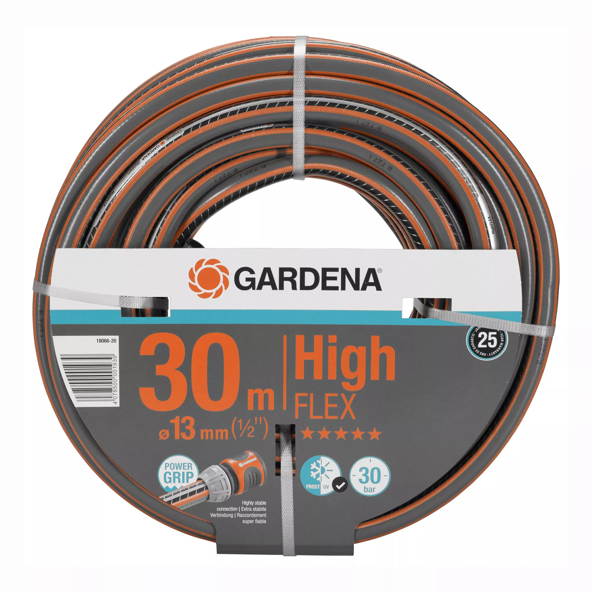 Gardena HighFLEX 18066 Black & Orange Hose Pipe (L)30m 4 Gardena HighFLEX 18066 Black & Orange Hose Pipe (L)30m - Image 2