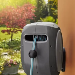 Gardena Wall-mounted Hose Reel (L)30m -Gardens and Outdoor gardena wall mounted hose reel l 30m4066407001770 01i bq