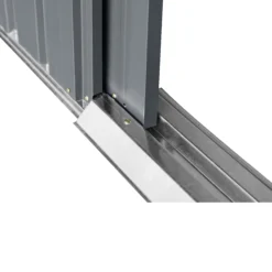 GoodHome Basic 1.62 X 0.98m Pent Grey Shed -Gardens and Outdoor goodhome basic 1 62 x 0 98m pent grey shed5059340270623 39c