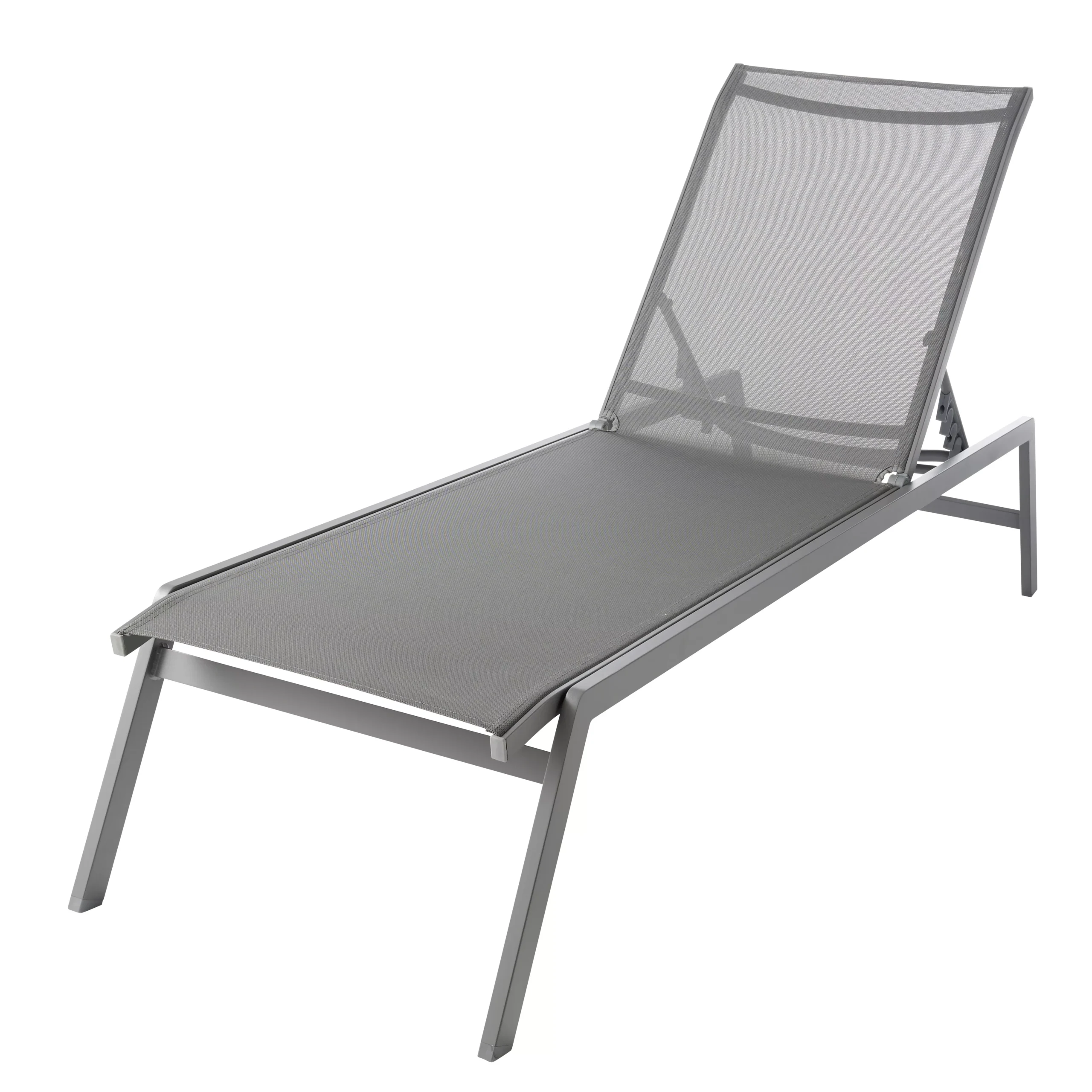 GoodHome Moorea Grey Metal Sun Lounger 3 GoodHome Moorea Grey Metal Sun Lounger