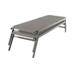 GoodHome Moorea Grey Metal Sun Lounger 10 GoodHome Moorea Grey Metal Sun Lounger -Gardens and Outdoor goodhome moorea grey metal sun lounger5059340347356 22c