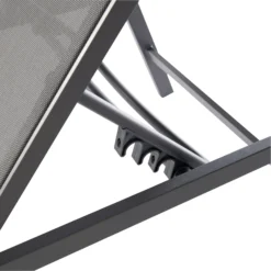 GoodHome Moorea Grey Metal Sun Lounger 12 GoodHome Moorea Grey Metal Sun Lounger -Gardens and Outdoor goodhome moorea grey metal sun lounger5059340347356 37c