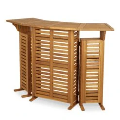 GoodHome Virginia Wooden Drink Cabinet Bar -Gardens and Outdoor goodhome virginia wooden drink cabinet bar3663602726203 04bq