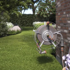 GoodHome Watering Wall-mounted Empty Hose Reel Without Wheels 5 GoodHome Watering Wall-mounted Empty Hose Reel Without Wheels -Gardens and Outdoor goodhome watering wall mounted empty hose reel without wheels5059340251295 01i