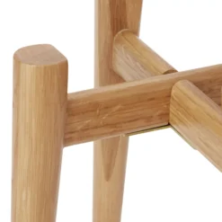 GoodHome Wood Pot Stand 7 GoodHome Wood Pot Stand -Gardens and Outdoor goodhome wood pot stand3663602442356 36c bq