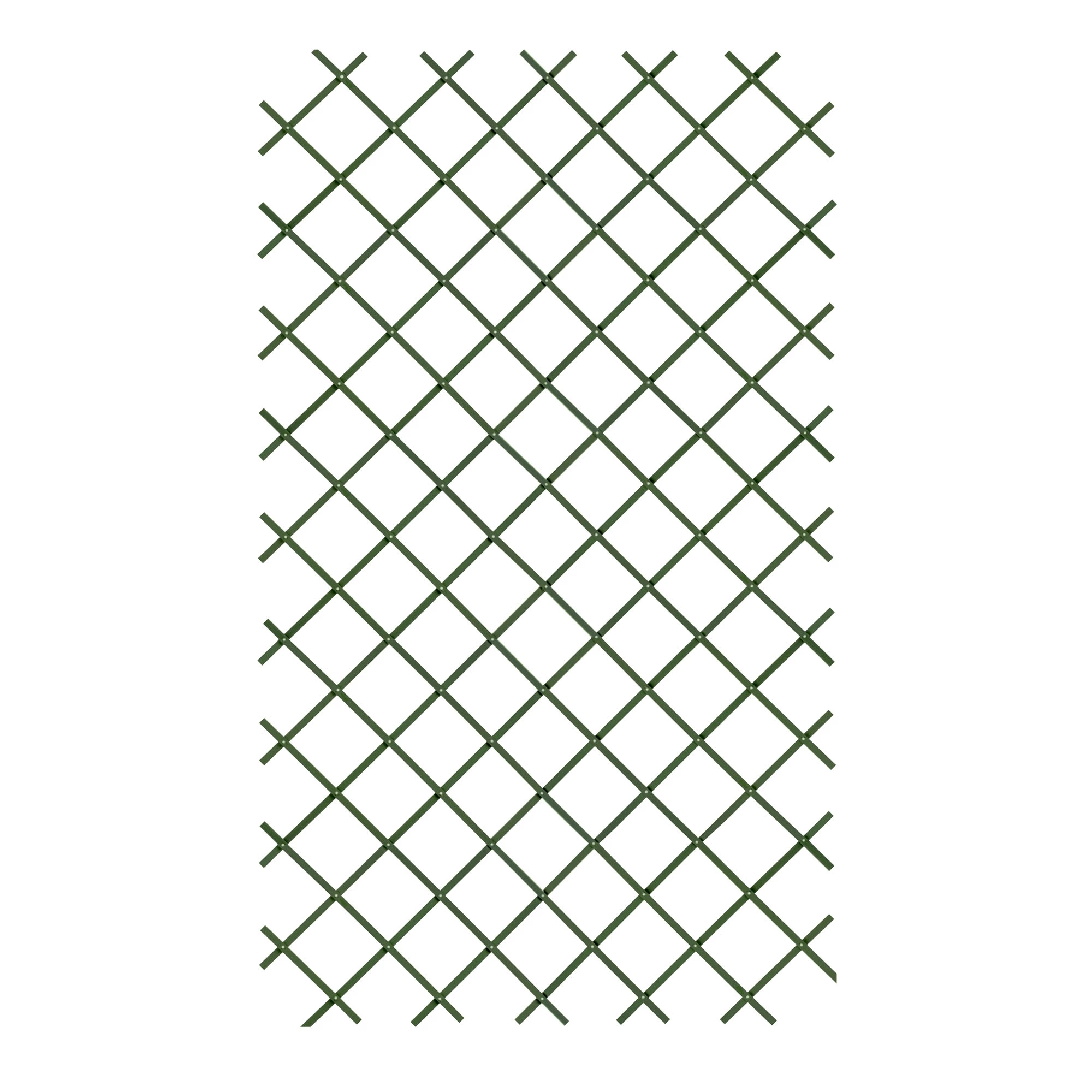 Green Plastic Trellis (W)100cm X (H)200cm 3 Green Plastic Trellis (W)100cm X (H)200cm