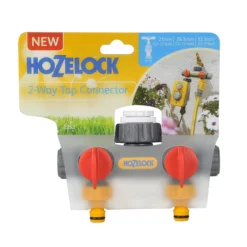Hozelock 2-way Hose Pipe Connector 21mm -Gardens and Outdoor hozelock 2 way hose pipe connector 21mm5010646058018 08c bq