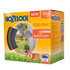 Hozelock Auto-reel Wall-mounted Hose Reel & Hose (L)30m -Gardens and Outdoor hozelock auto reel wall mounted hose reel hose l 30m5010646059565 08c bq