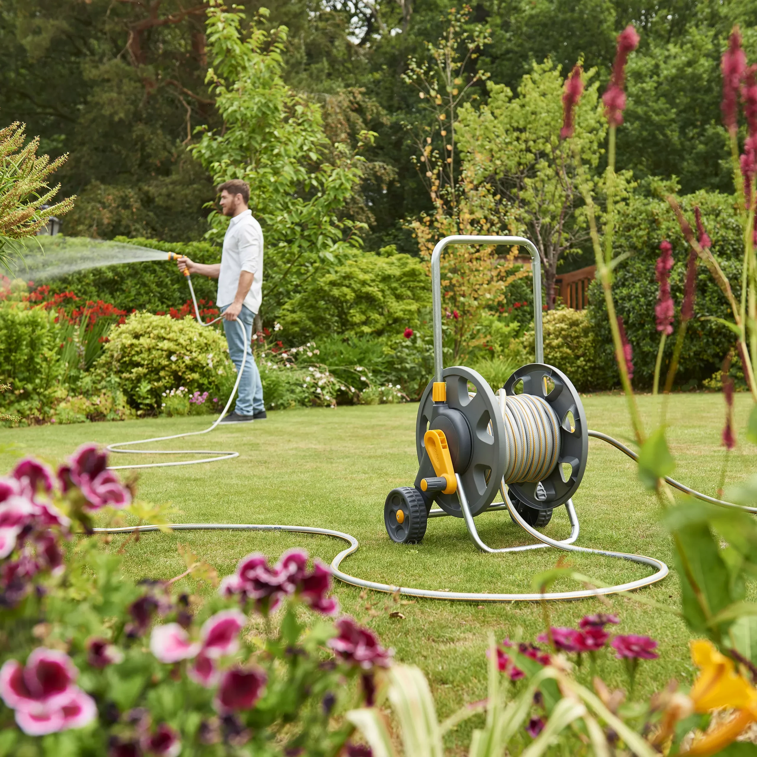 Hozelock Hose Pipe Cart (L)40m 4 Hozelock Hose Pipe Cart (L)40m - Image 2