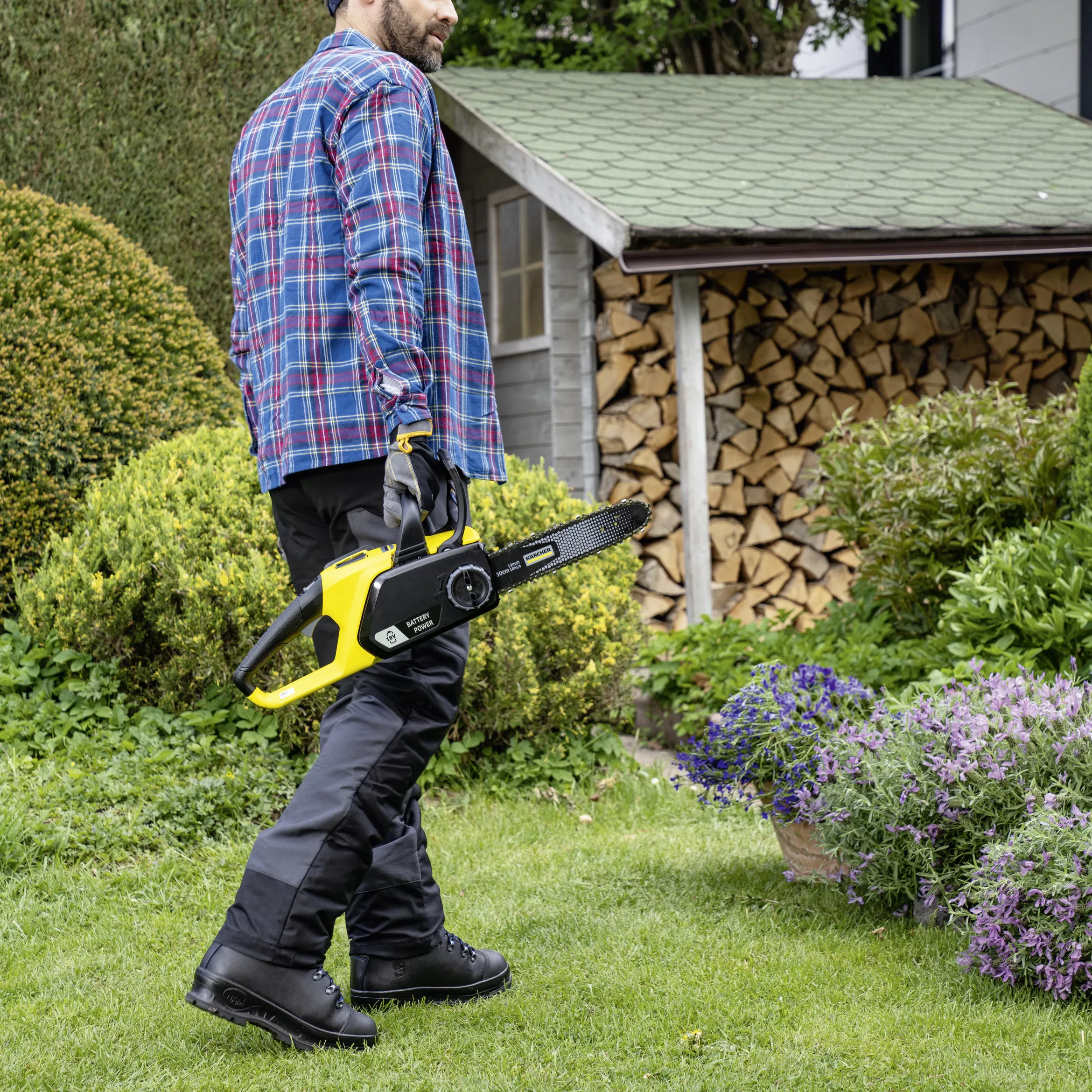 Karcher Garden Power 1.444-001.0 18V Cordless 300mm Chainsaw - BARE 16 Karcher Garden Power 1.444-001.0 18V Cordless 300mm Chainsaw - BARE - Image 14